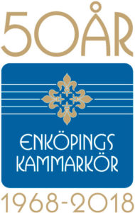 Enköpings Kammarkör 50 år logotyp vertikal